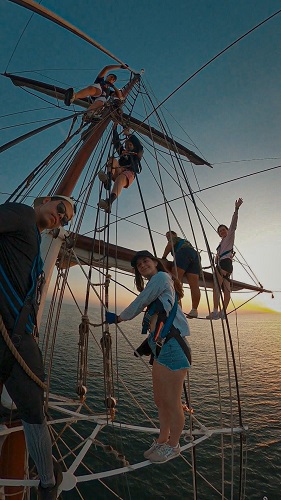 Morgenster sailing the Tall Ship Races