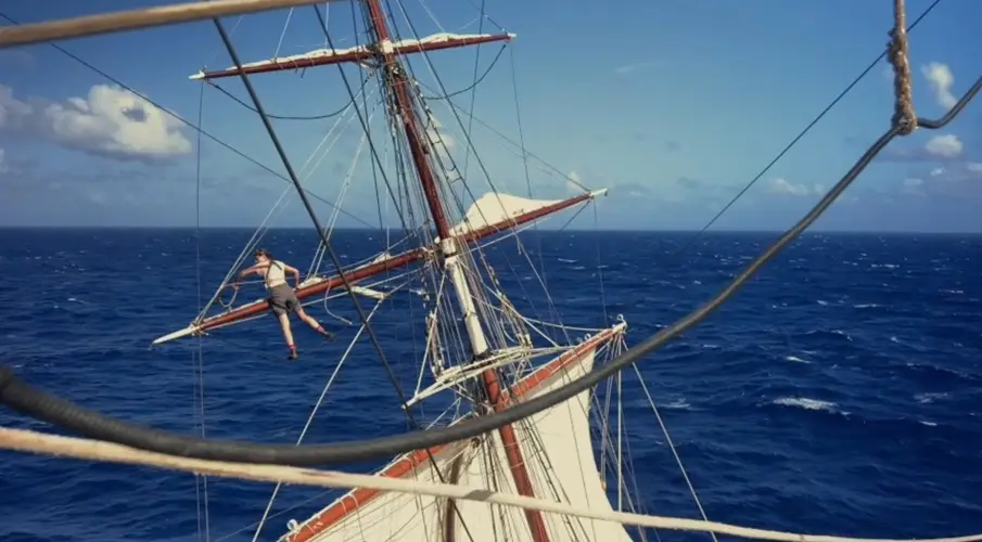 Rigging detail – Tall Ship Morgenster